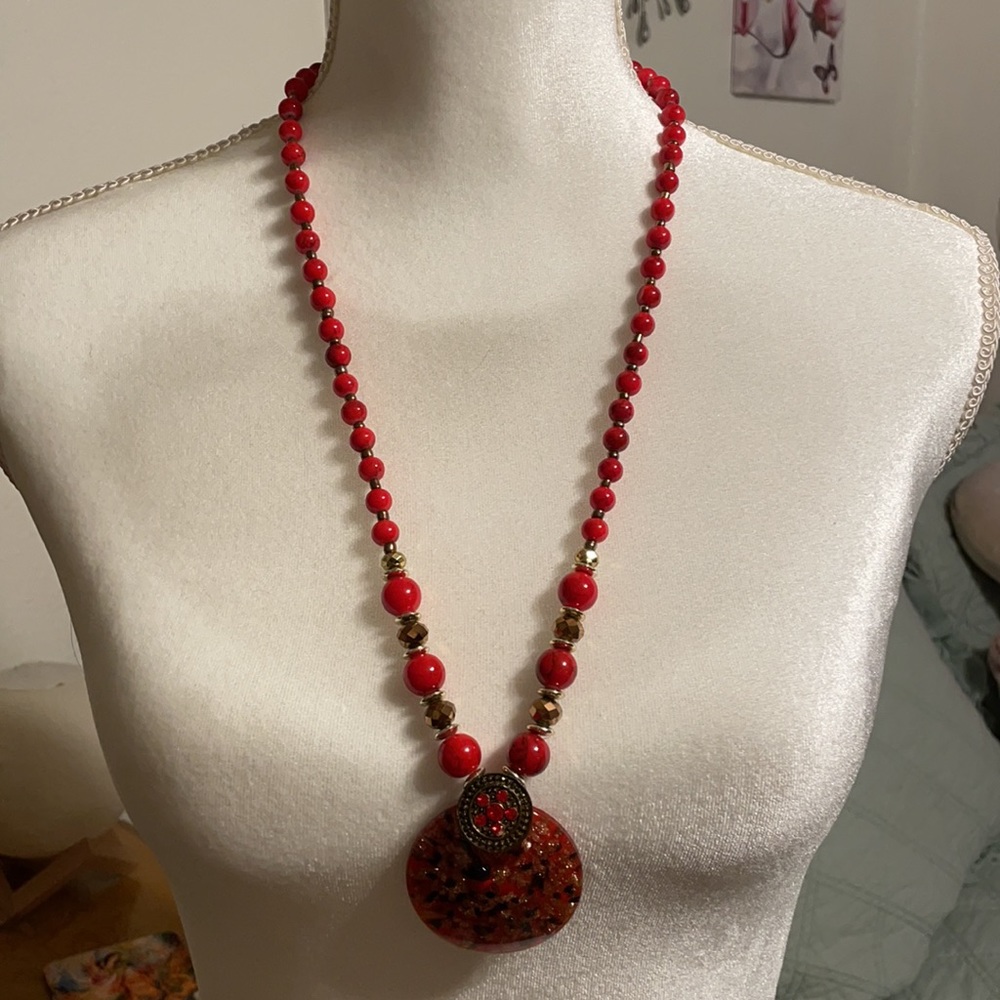 Sizzling red necklace from Japan ❤️‍🔥